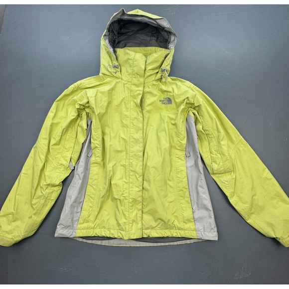 The North Face Jackets & Blazers - The North Face Rain Jacket Women's Medium Green Hooded HyVent Shell Rain Snow